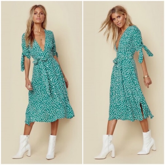 Faithfull the Brand Dresses & Skirts - NWT Faithful The Brand Green Nina Midi Dress